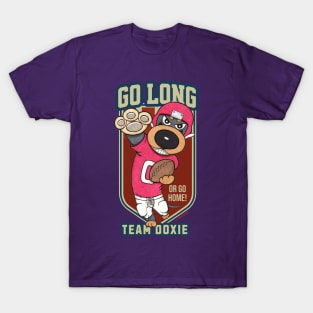 Cute Funny Doxie Dachshund Dog Football Player T-Shirt